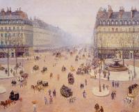 Pissarro, Camille - Avenue de l'Opera, Misty Weather